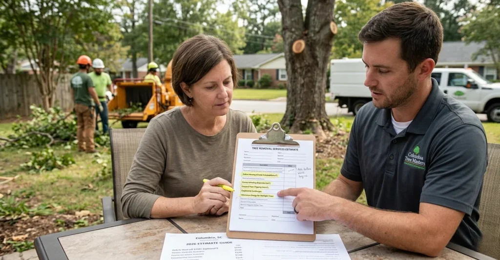 Hidden fees to watch out for when hiring a tree service in Columbia SC