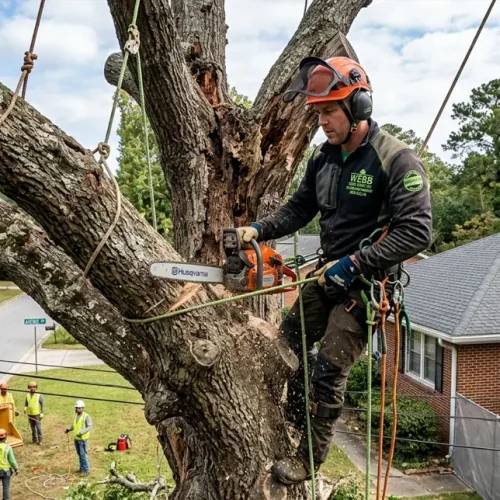 Marcus Webb, ISA-Certified Arborist with 14 years of experience providing safe and precise hazardous tree removal services in Cayce and West Columbia SC.